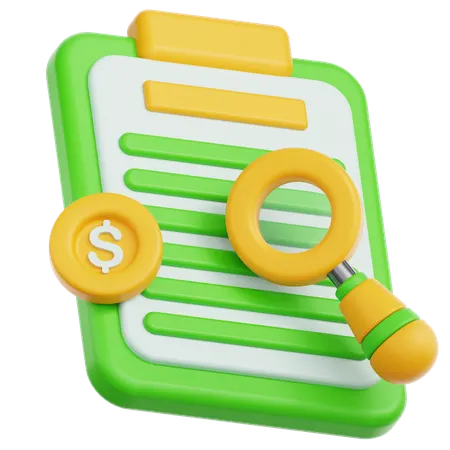 Auditoría  3D Icon