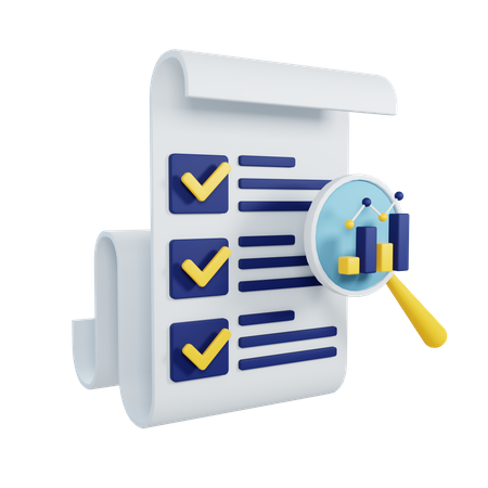 Auditoría  3D Icon