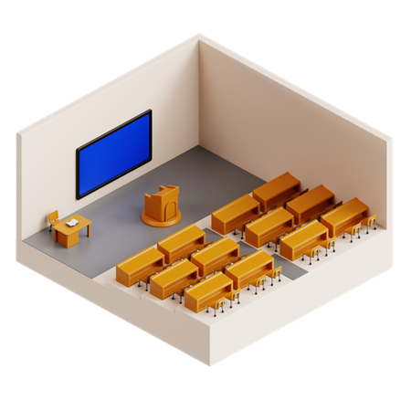 Auditorium  3D Icon