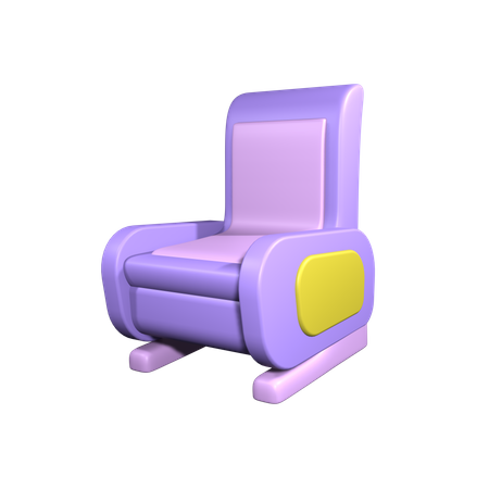 Auditorium Chair  3D Icon