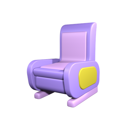 Auditorium Chair  3D Icon