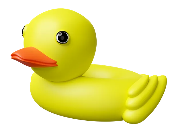 Aufblasbare Ente  3D Icon