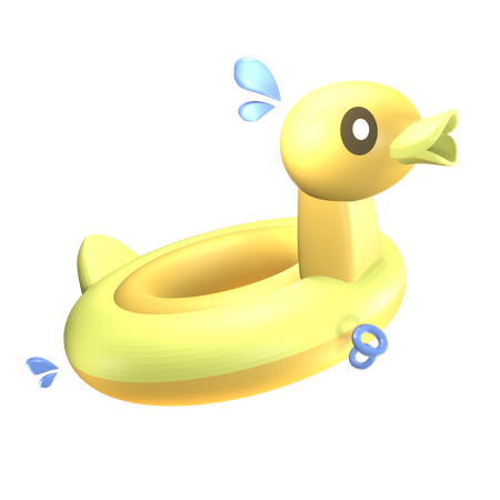 Aufblasbare Ente  3D Icon