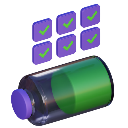 Aufgabe abgeschlossen  3D Icon