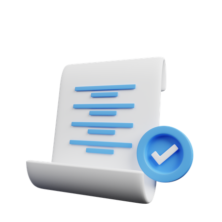 Aufgabe erledigen  3D Icon