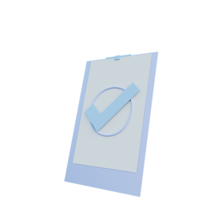 Aufgabe erledigt  3D Icon