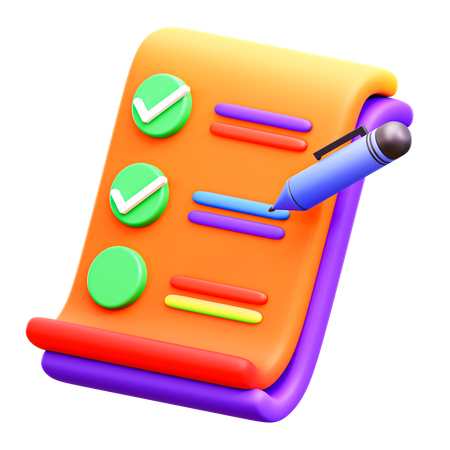 Aufgabe erledigt  3D Icon
