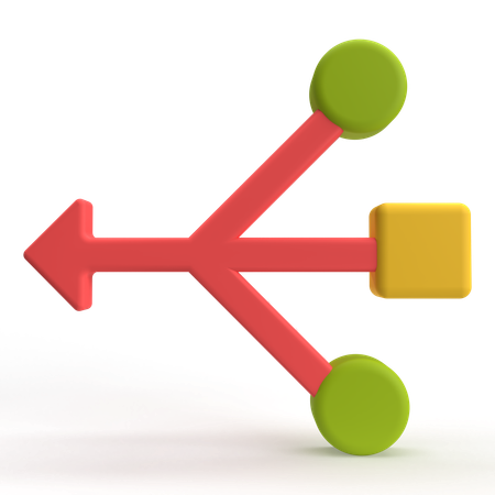 Aufgabenworkflow  3D Icon