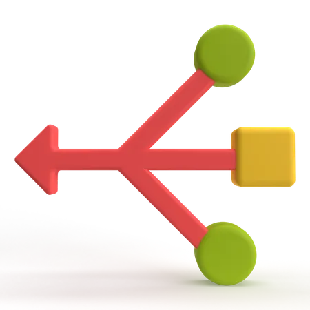 Aufgabenworkflow  3D Icon