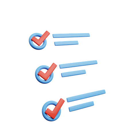 Aufgabenliste  3D Icon