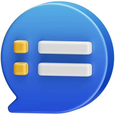 Aufgabennachricht  3D Icon