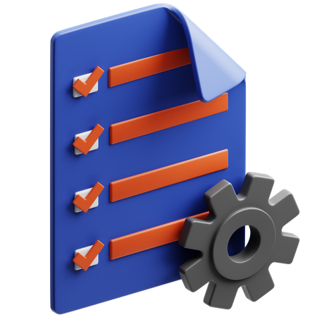 Aufgabenmanagement  3D Icon