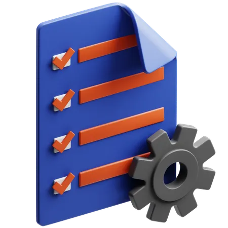 Aufgabenmanagement  3D Icon