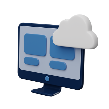 Aufgabenmanagement-Cloud  3D Icon