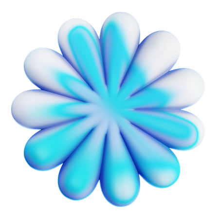 Aufgeblasenes Sternchen  3D Icon