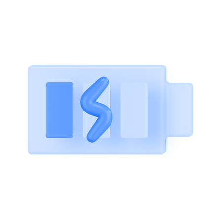 Aufladen des Akkus  3D Icon