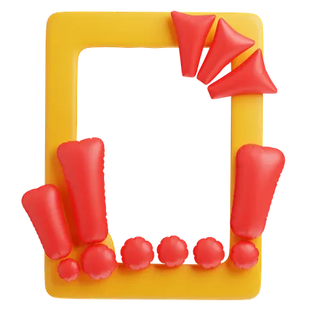 Aufmerksamkeit 3D Icon