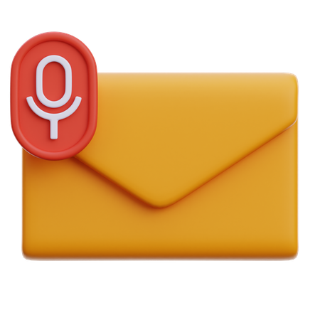 E-Mail aufzeichnen  3D Icon