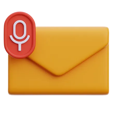 E-Mail aufzeichnen  3D Icon