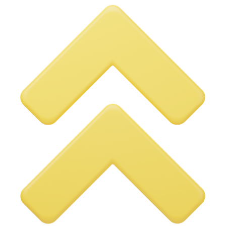 Aufwärtspfeil  3D Icon