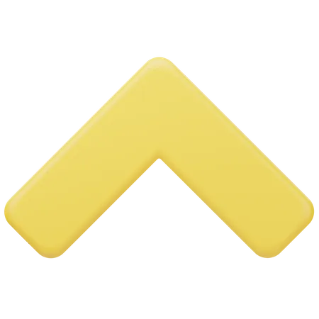 Aufwärtspfeil  3D Icon