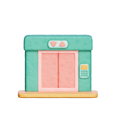 Aufzug  3D Icon