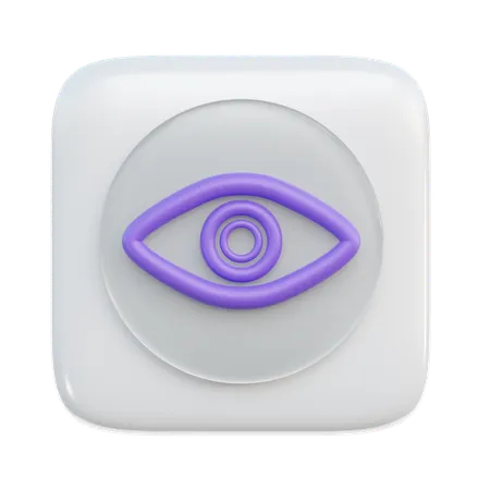 Auge  3D Icon