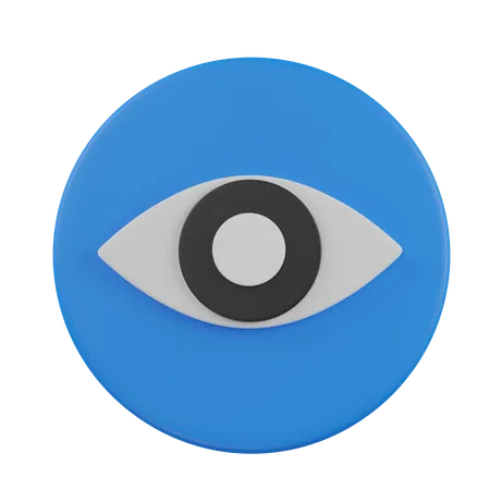 Auge  3D Icon