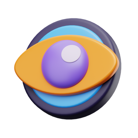 Auge  3D Icon