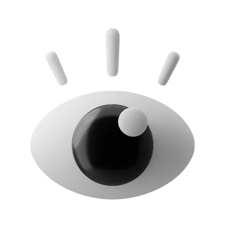 Auge  3D Illustration