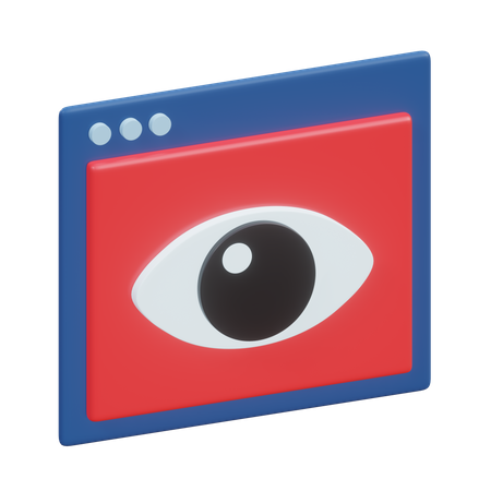 Auge  3D Icon