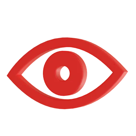 Auge  3D Icon