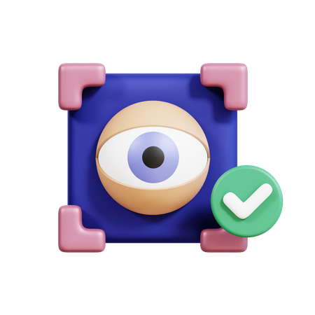 Auge  3D Icon