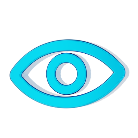 Auge  3D Icon