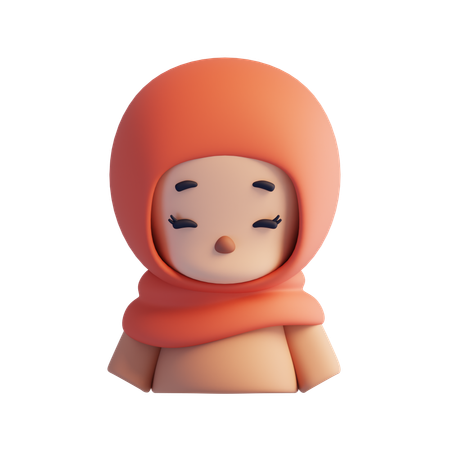 Geschlossene Augen  3D Icon