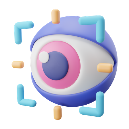 Augenbewegung  3D Icon