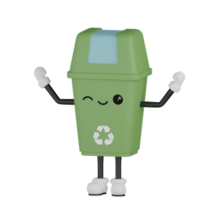 Augenzwinkern  3D Icon