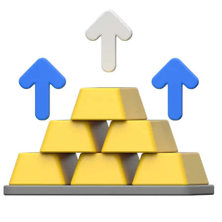 Augmentation du prix  3D Icon