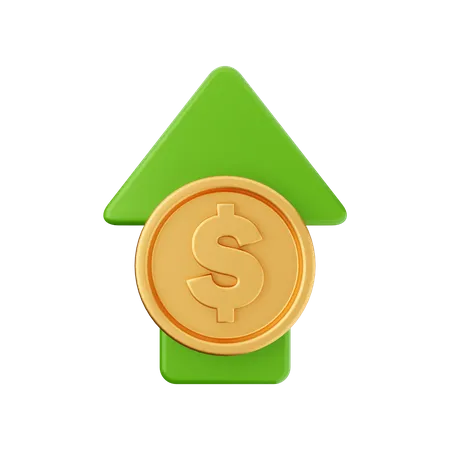 Augmenter le dollar  3D Icon