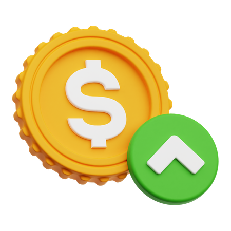 Augmentation du dollar  3D Icon