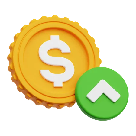 Augmentation du dollar  3D Icon