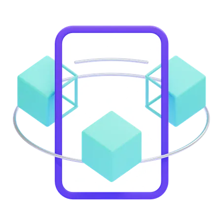 Augmented Reality  3D Icon