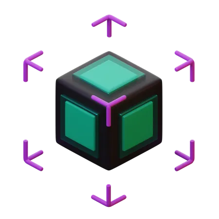 증강 현실 AR  3D Icon