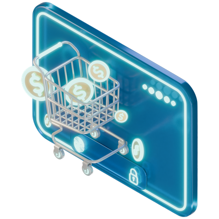 Augmented Reality Payment  3D Icon