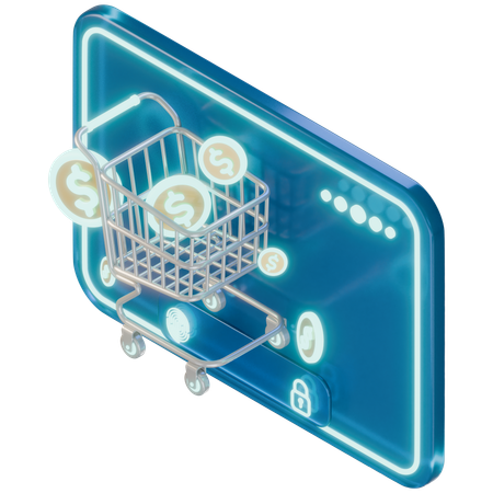 Augmented Reality Payment  3D Icon