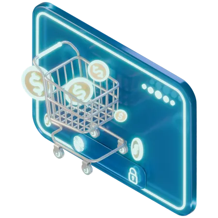 Augmented Reality Payment  3D Icon