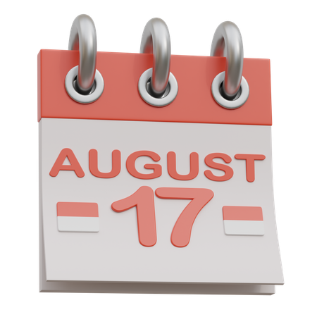 August 17 Th  3D Icon