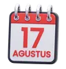 August 17th Indonesian Independence Day Calendar