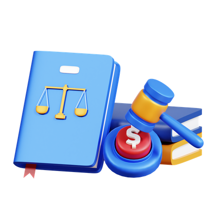 Auktionsgesetzbuch  3D Icon