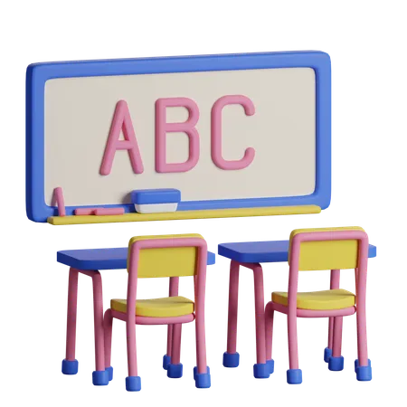 Aula  3D Icon